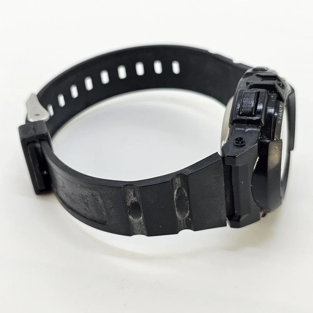 Women's Digital Sports Watch 38MM Black Plastic Bands Light NEW Battery